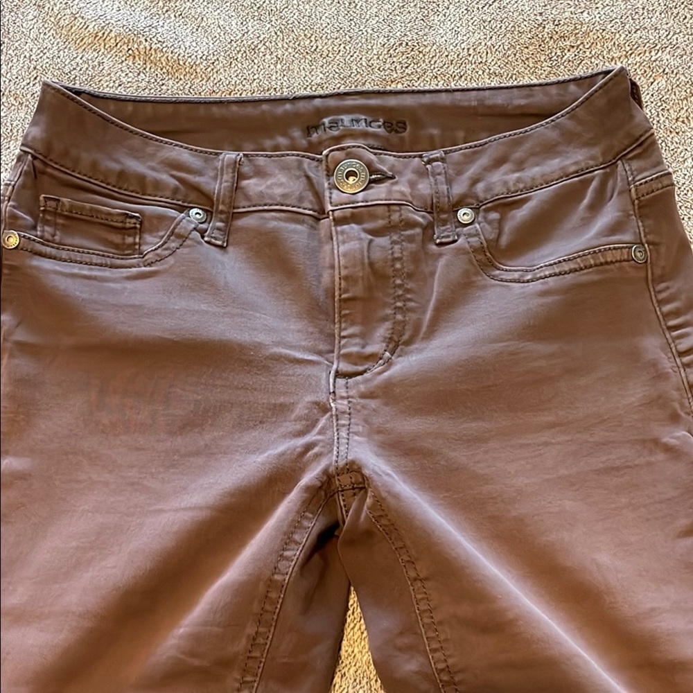 Maurices High Rise Brown Jeans
